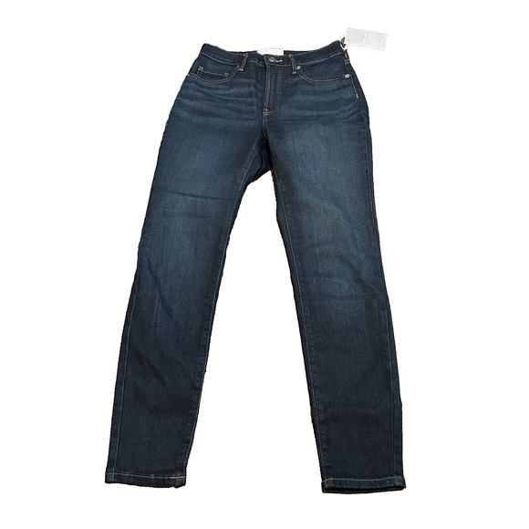 Everlane Size 27 The Curvy Authentic Stretch High-Rise Skinny Jean Dark Blue NWT - Picture 1 of 10